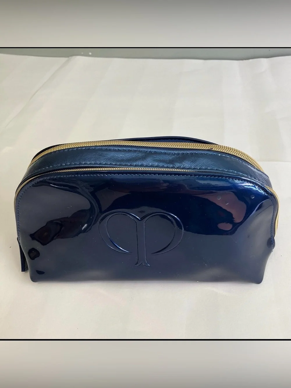 Cle de Peau makeup bag Patent Cosmetic / Makeup Pouch
